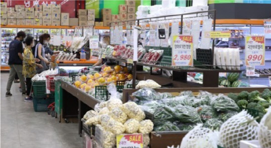 서울 시내 마트 모습. <연합뉴스>